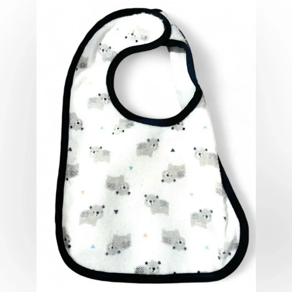 Carter’s & Modern Baby Bibs 6-Pack | Blue, Gray, White & Camouflage Infant Bibs